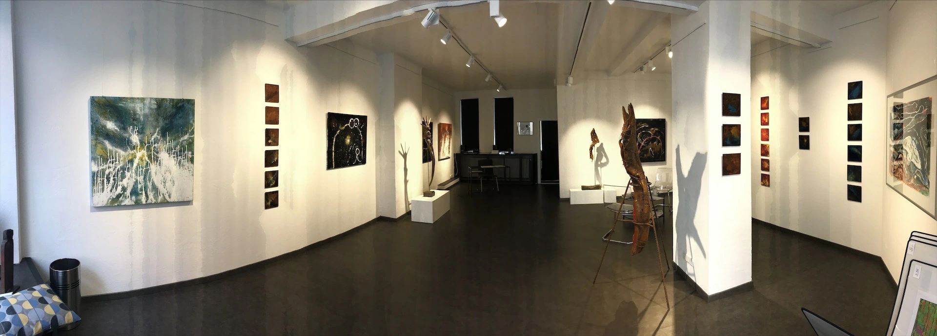 Galerie Amuthon-Art Ausstellungseinblick1  ImWandel 2017