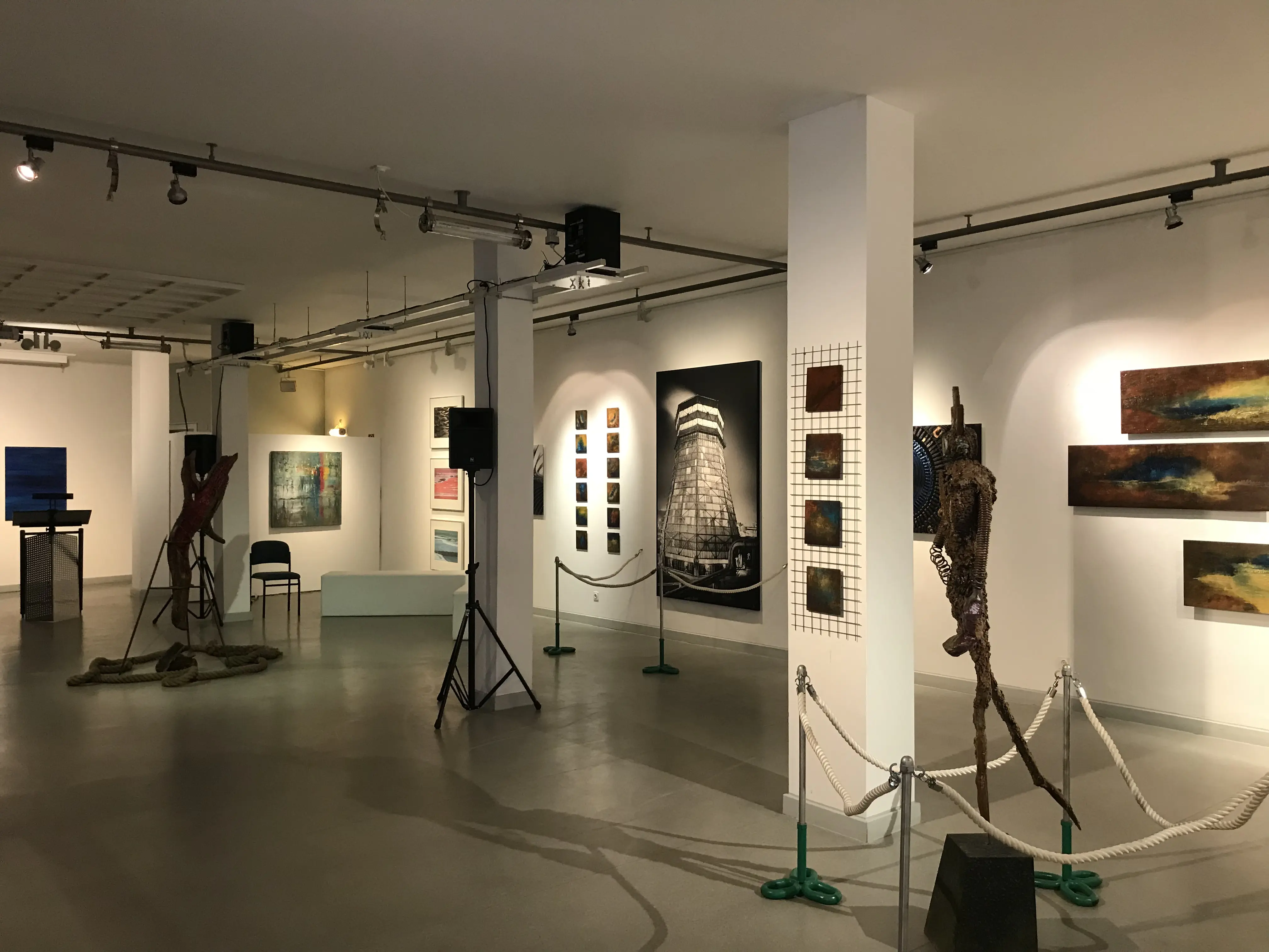 Ausstellung Binnenschifffahrt Museum Duisburg  Vom Leinpfad zu Leinwand